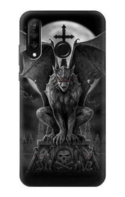 S0850 Gargoyle Devil Demon Case For Huawei P30 lite