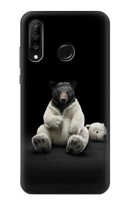 S0878 Black Bear Case For Huawei P30 lite
