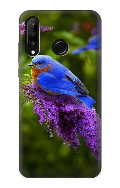 S1565 Bluebird of Happiness Blue Bird Case For Huawei P30 lite