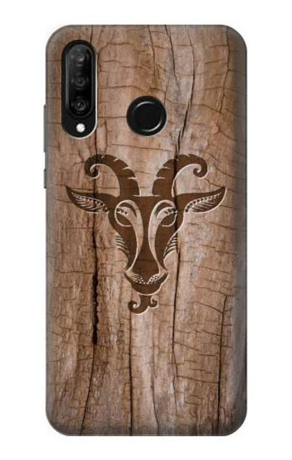 S2183 Goat Wood Graphic Printed Case For Huawei P30 lite
