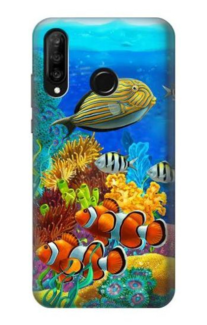S2568 Sea Seabed Fish Corals Underwater Ocean Case For Huawei P30 lite