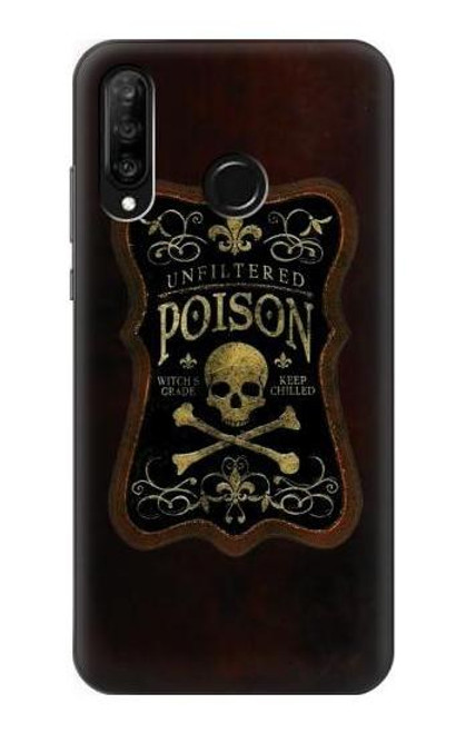 S2649 Unfiltered Poison Vintage Glass Bottle Case For Huawei P30 lite