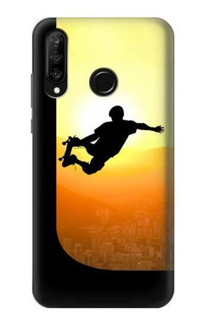 S2676 Extreme Skateboard Sunset Case For Huawei P30 lite