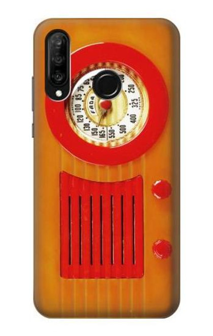 S2780 Vintage Orange Bakelite Radio Case For Huawei P30 lite