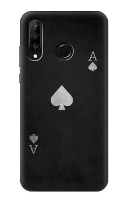 S3152 Black Ace of Spade Case For Huawei P30 lite