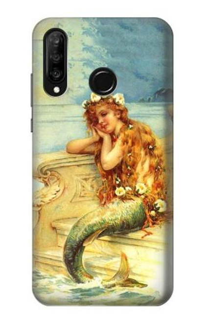 S3184 Little Mermaid Painting Case For Huawei P30 lite