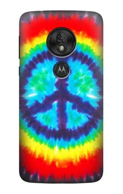 S1870 Tie Dye Peace Case For Motorola Moto G7 Play