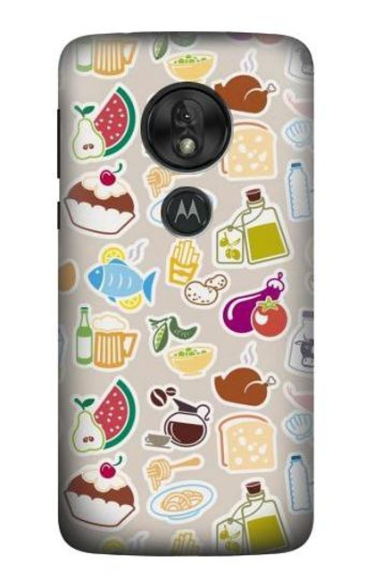 S2321 Food and Drink Seamless Case For Motorola Moto G7 Play