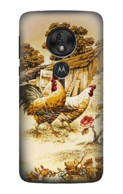 S2181 French Country Chicken Case For Motorola Moto G7 Power