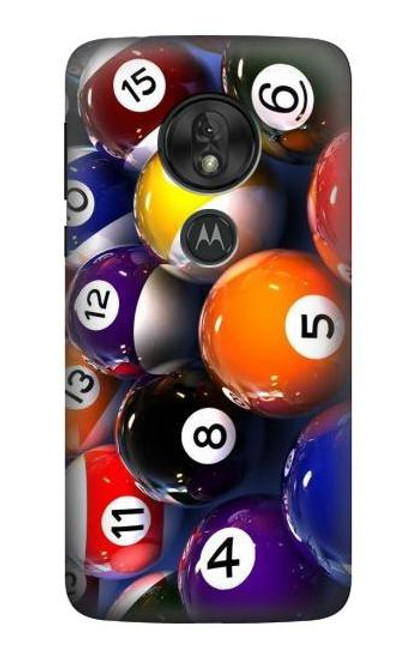 S2238 Billiard Pool Ball Case For Motorola Moto G7 Power