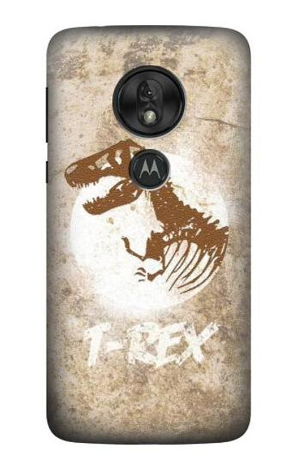 S2372 T-Rex Jurassic Fossil Case For Motorola Moto G7 Power