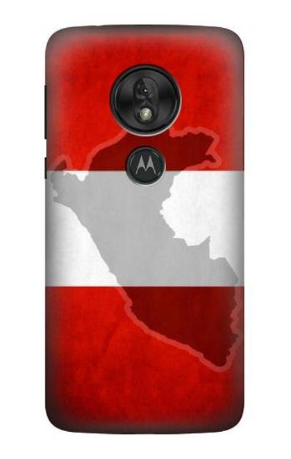S3018 Peru Flag Case For Motorola Moto G7 Power