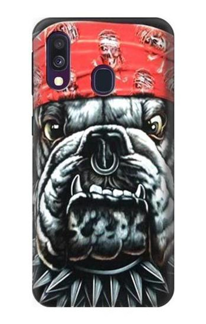 S0100 Bulldog American Football Case For Samsung Galaxy A40