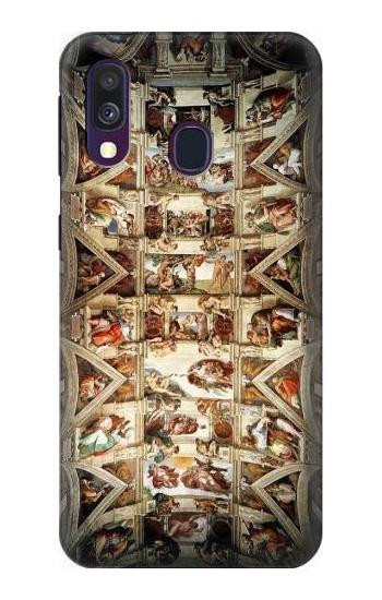 S0177 Michelangelo Chapel ceiling Case For Samsung Galaxy A40