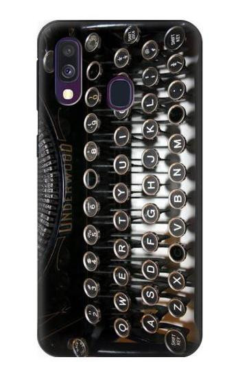 S0620 Typewriter Case For Samsung Galaxy A40
