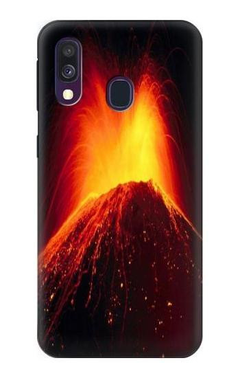 S0745 Volcano Lava Case For Samsung Galaxy A40