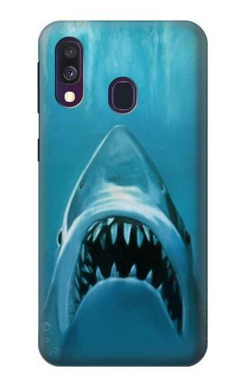 S0830 White Shark Case For Samsung Galaxy A40