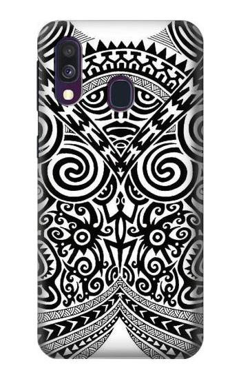 S1655 Maori Tattoo Case For Samsung Galaxy A40