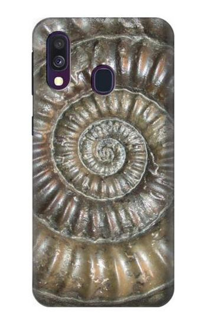 S1788 Ammonite Fossil Case For Samsung Galaxy A40