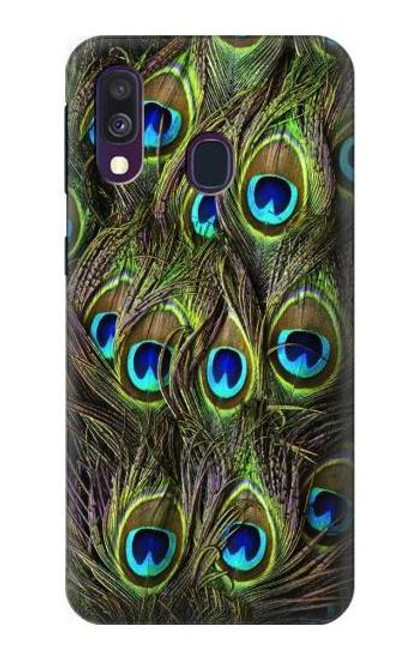 S1965 Peacock Feather Case For Samsung Galaxy A40