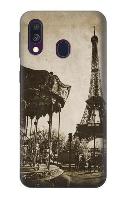 S2174 Eiffel Tower Vintage Paris Case For Samsung Galaxy A40