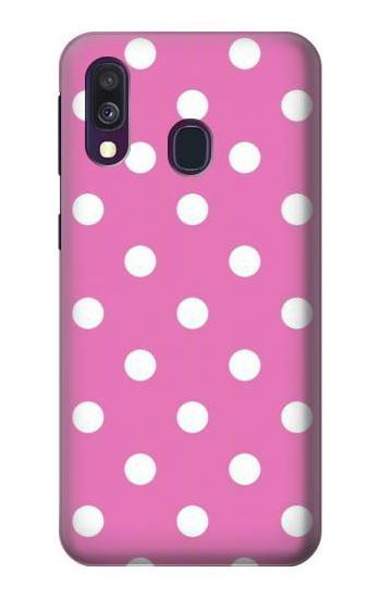 S2358 Pink Polka Dots Case For Samsung Galaxy A40