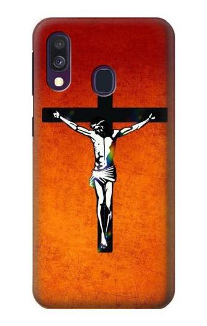 S2421 Jesus Christ On The Cross Case For Samsung Galaxy A40