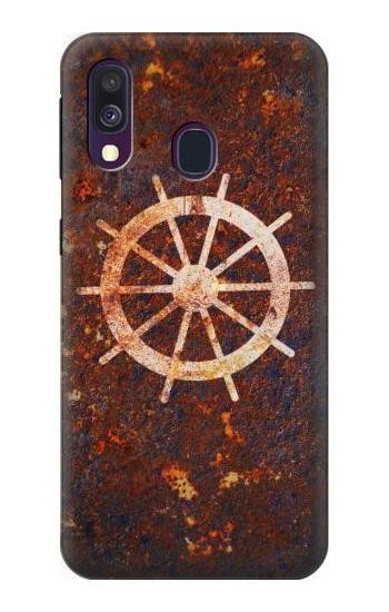 S2766 Ship Wheel Rusty Texture Case For Samsung Galaxy A40
