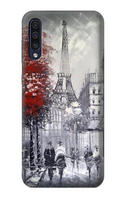 S1295 Eiffel Painting of Paris Case For Samsung Galaxy A50