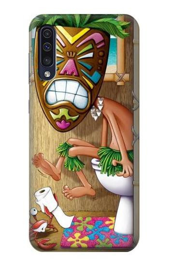 S1702 Tiki Man Toilet Case For Samsung Galaxy A50