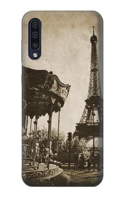 S2174 Eiffel Tower Vintage Paris Case For Samsung Galaxy A50