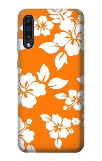 S2245 Hawaiian Hibiscus Orange Pattern Case For Samsung Galaxy A50