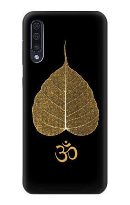 S2331 Gold Leaf Buddhist Om Symbol Case For Samsung Galaxy A50