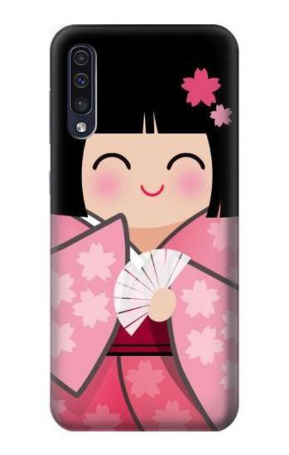 S3042 Japan Girl Hina Doll Kimono Sakura Case For Samsung Galaxy A50