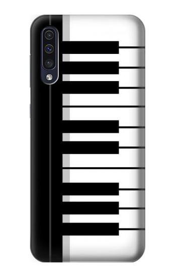 S3078 Black and White Piano Keyboard Case For Samsung Galaxy A50