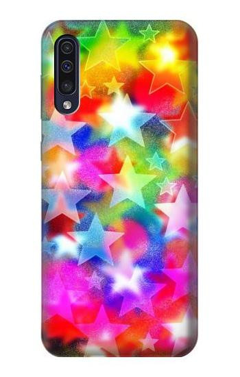 S3292 Colourful Disco Star Case For Samsung Galaxy A50
