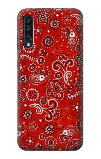 S3354 Red Classic Bandana Case For Samsung Galaxy A50