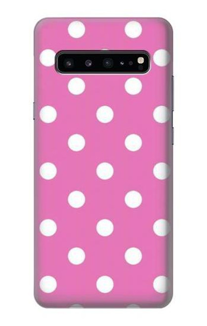 S2358 Pink Polka Dots Case For Samsung Galaxy S10 5G