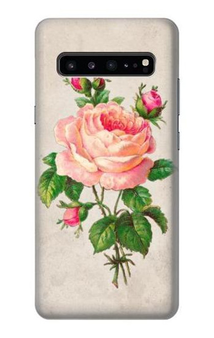 S3079 Vintage Pink Rose Case For Samsung Galaxy S10 5G