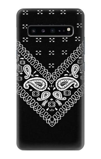 S3363 Bandana Black Pattern Case For Samsung Galaxy S10 5G