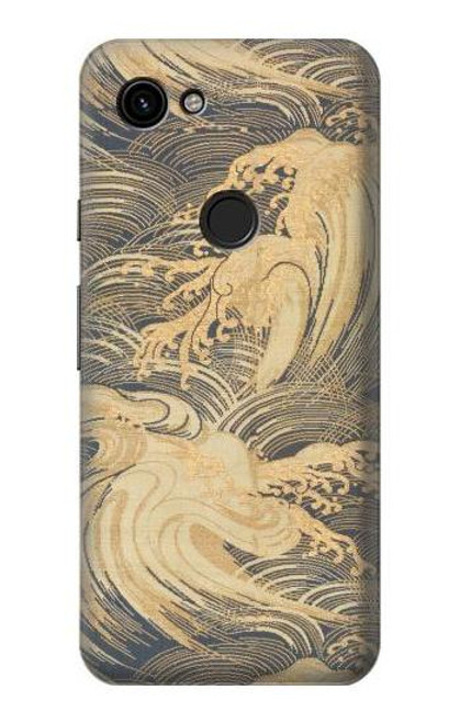 S2680 Japan Art Obi With Stylized Waves Case For Google Pixel 3a