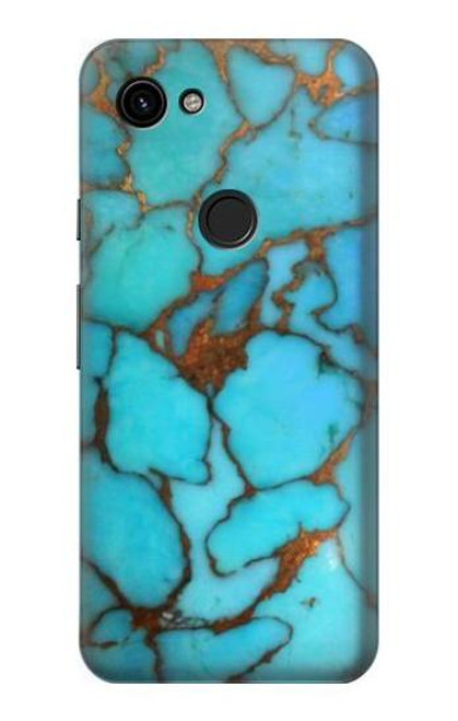 S2685 Aqua Turquoise Gemstone Graphic Printed Case For Google Pixel 3a
