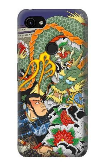 S0454 Japan Tattoo Case For Google Pixel 3a XL