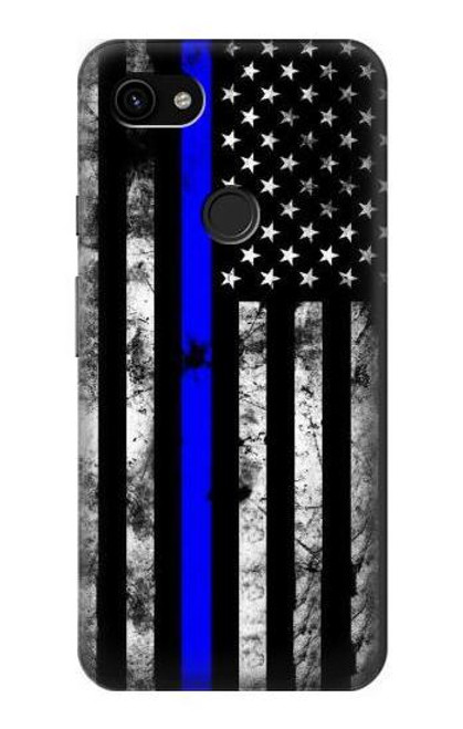 S3244 Thin Blue Line USA Case For Google Pixel 3a XL