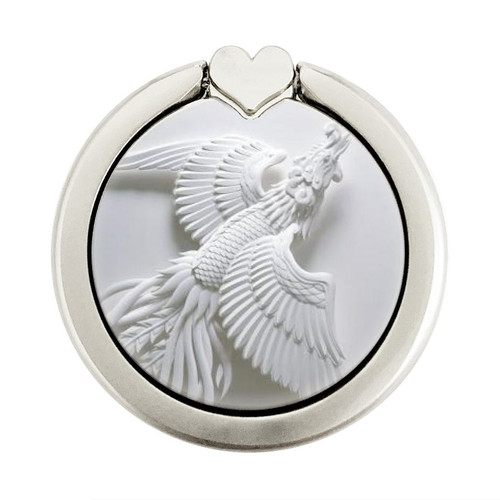 S0516 Phoenix Carving Graphic Ring Holder and Pop Up Grip