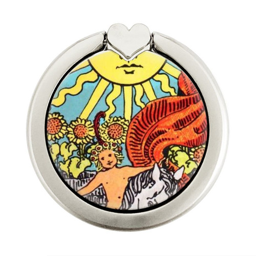 S0565 Tarot Sun Graphic Ring Holder and Pop Up Grip