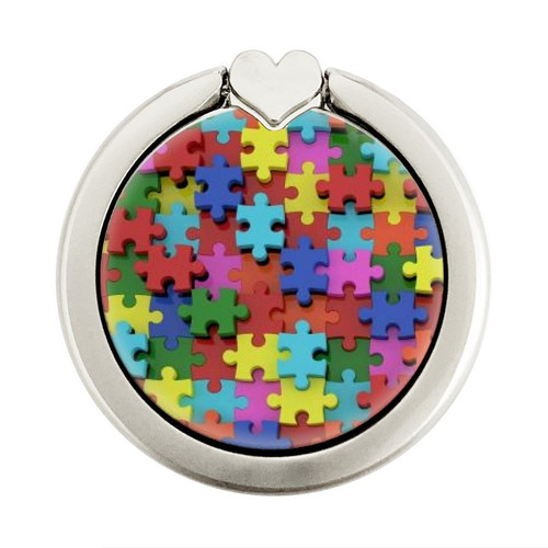 S0816 Puzzle Graphic Ring Holder and Pop Up Grip