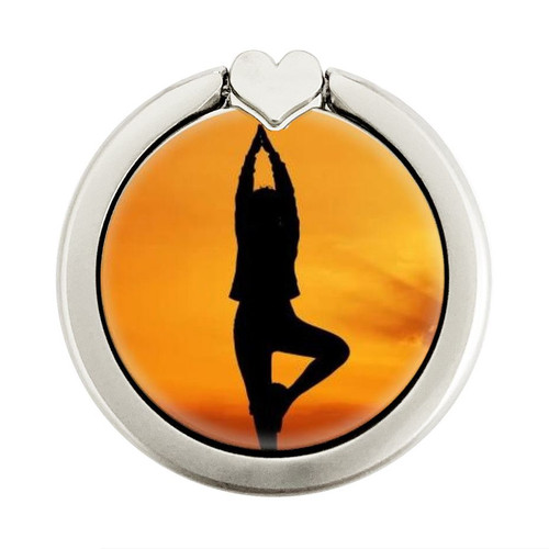 S0832 Yoga Graphic Ring Holder and Pop Up Grip