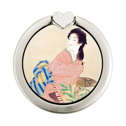 S0889 Japan Art Kimono Graphic Ring Holder and Pop Up Grip