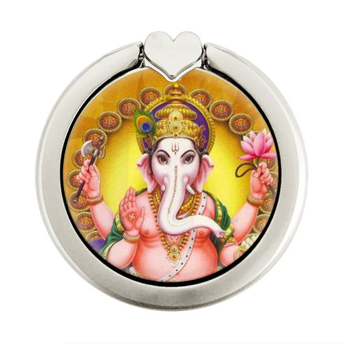 S0896 Lord Ganesh Hindu God Graphic Ring Holder and Pop Up Grip